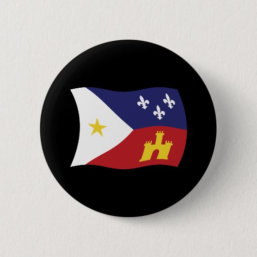 Acadiana Flag Button (Voorkant)