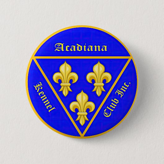 Acadiana Kennel Club Button (Voorkant)