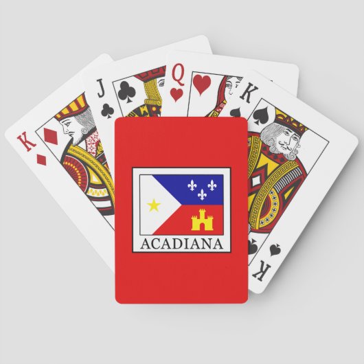Acadiana Pokerkaarten (Achterkant)
