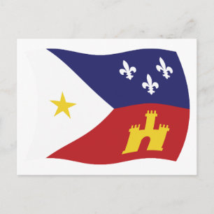 Acadiana Vlag Postkaart