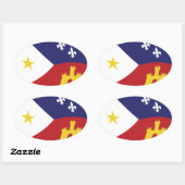 Acadiana Vlag Sticker (Vel)