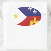 Acadiana Vlag Sticker (Tas)