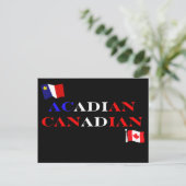 Acadisch Canadees Briefkaart (Staand voorkant)
