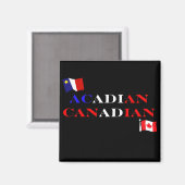 Acadisch Canadees Magneet (Voorkant / Achterkant)
