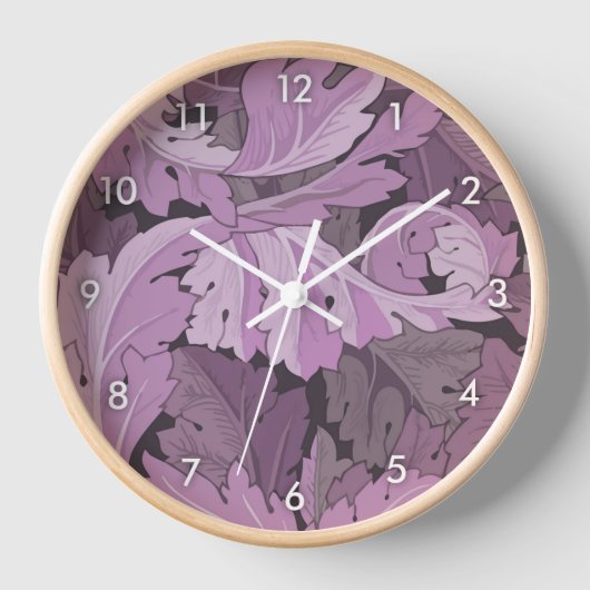 Acanthe, Horloge de William Morris (Recto)