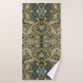 Acanthus  bloemmotief van William Morris Badhanddoek