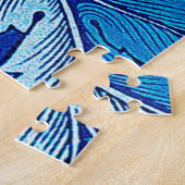 Acanthus Blue Legpuzzel (Zijkant)