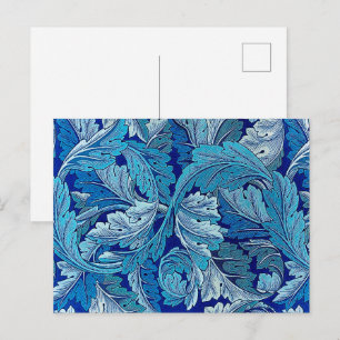 Acanthus Blue, William Morris Briefkaart
