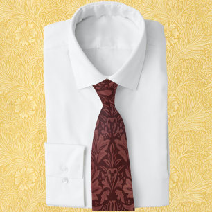 Acanthus door William Morris, Floral Textile Stropdas