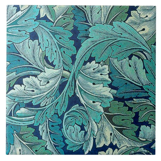 Acanthus Green, William Morris Tegeltje (Voorkant)