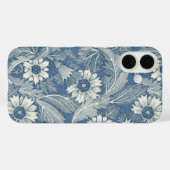 acanthus kobalt denim Case-Mate iPhone case (Achterkant (horizontaal))