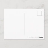 Acanthus Paars, William Morris Briefkaart (Achterkant)