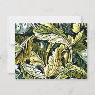 Acanthus, populair patroon van William Morris Kaart