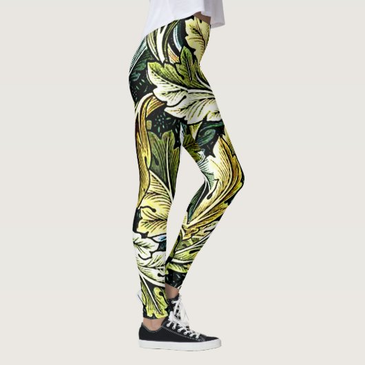 Acanthus, populair patroon van William Morris, Leggings (Rechts)