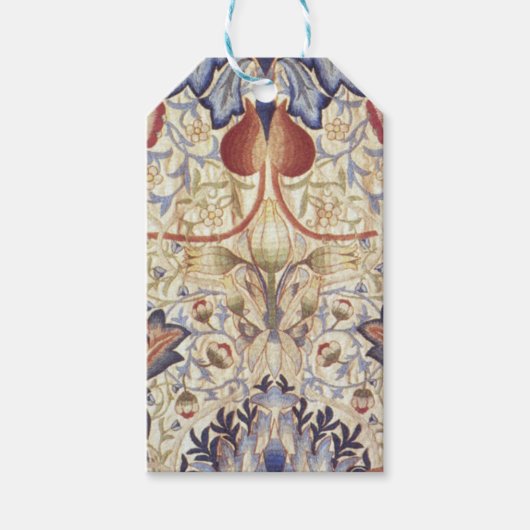 Acanthus (van William Morris) Cadeaulabel (Voorkant)