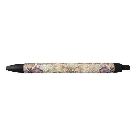 Acanthus (van William Morris) Zwarte Inkt Pen (Voorkant)