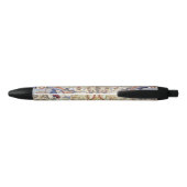 Acanthus (van William Morris) Zwarte Inkt Pen (Achterkant)