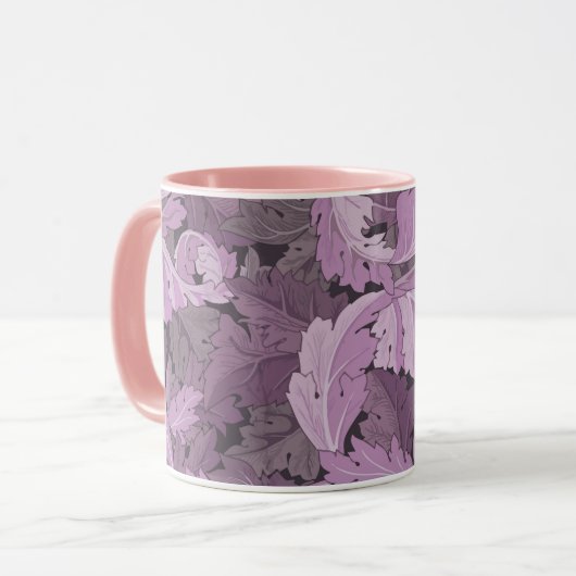 Acanthus, William Morris Mug de café (Devant gauche)