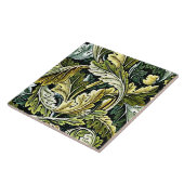 Acanthus, William Morris-patroon, Tegeltje (Zijkant)