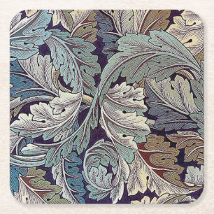 Acanthus William Morris Vierkante Kartonnen Onderzetter