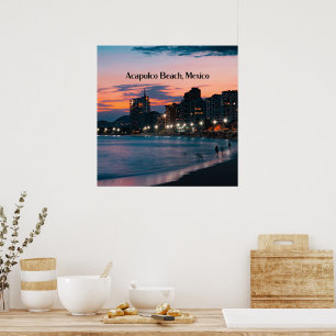 Acapulco Beach, Mexico Poster