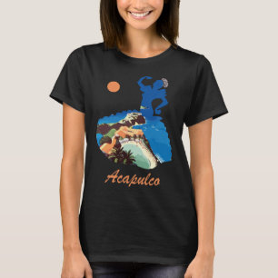 Acapulco, Mexico, reis naar een strandresort T-shirt