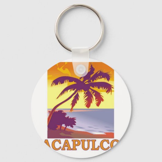 Acapulco, Mexico Sleutelhanger (Voorkant)
