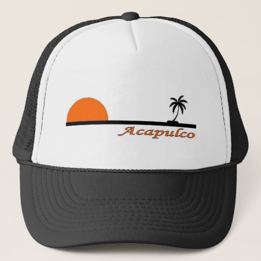 Acapulco, Mexico Trucker Pet (Voorkant)
