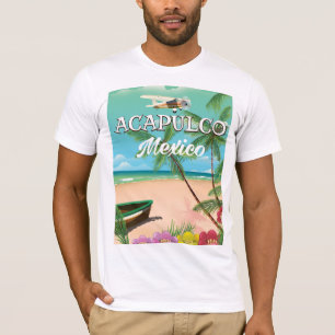 Acapulco Mexico Vintage reisposter T-shirt