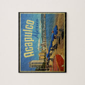 Acapulco Mexico Vintage Travel Legpuzzel (Verticaal)