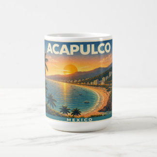 Acapulco Vintage Travel Poster Mug
