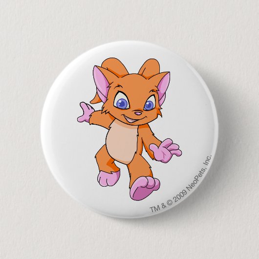 Acara Sinaasappel Ronde Button 5,7 Cm (Voorkant)