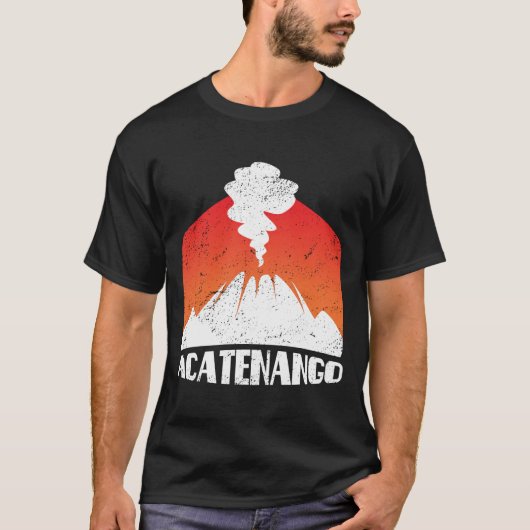 Acatenango TShirt Volcano Eruption Shirt Volcanic (Voorkant)
