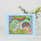 Accédez À La Carte Plat Inattendue 7"x5" (Debout devant)