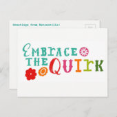 Accédez aux cartes postales Quirk (Devant / Derrière)