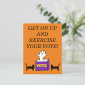 ACCÉDEZ Carte postale Exercice Votre vote Hallowee (Debout devant)