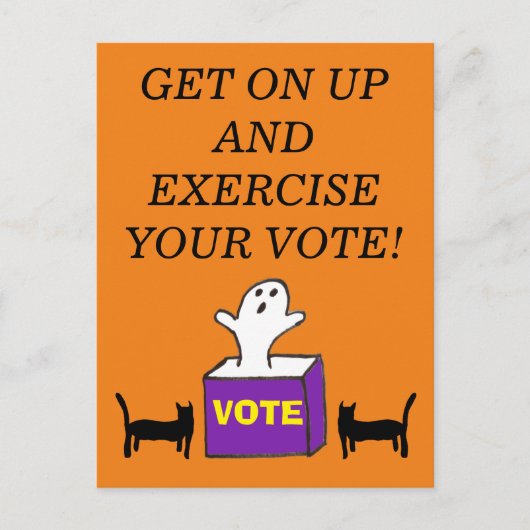 ACCÉDEZ Carte postale Exercice Votre vote Hallowee (Devant)