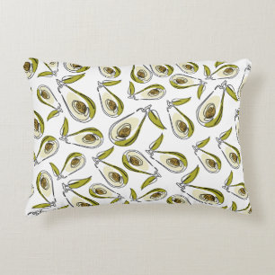 Accent Coussin est doté d'un adorable Avocado.
