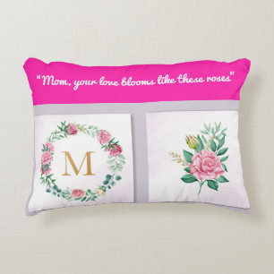 Accent Coussin-maman Monogramme Accent Coussin
