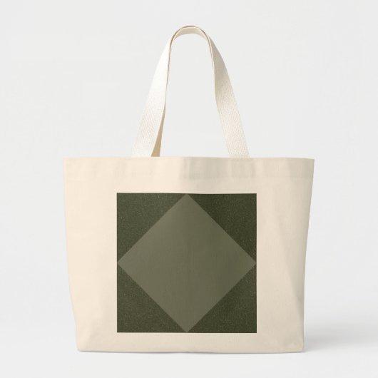 Accent de diamant vert de mousse - Sac fourre-tout (Devant)