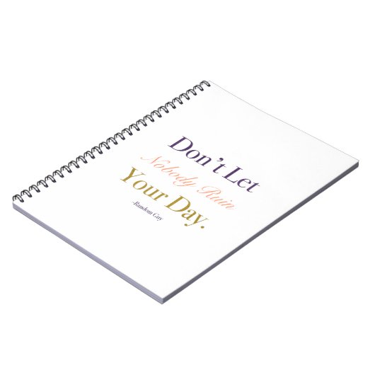 Accent d'or de carnet de beau jour (Côté gauche)