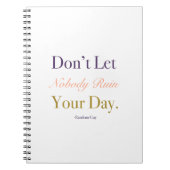 Accent d'or de carnet de beau jour (Devant)