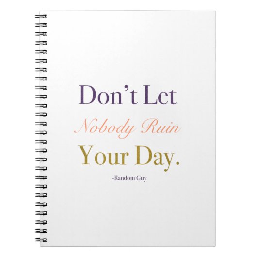 Accent d'or de carnet de beau jour (Devant)