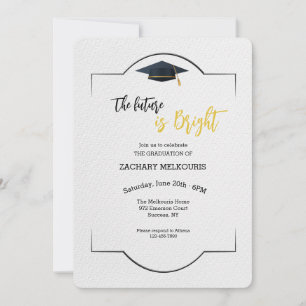 Accent Elements Graduation Invitation