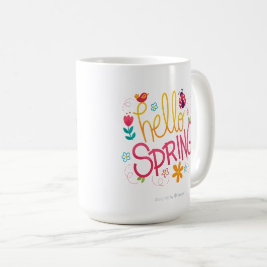 accent mug 11oz happy spring easter (Devant droit)