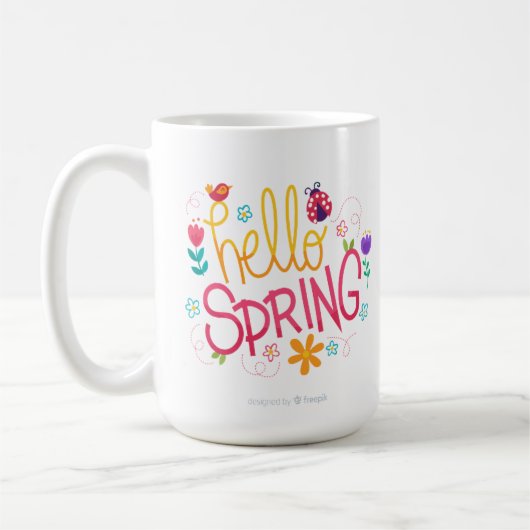 accent mug 11oz happy spring easter (Gauche)