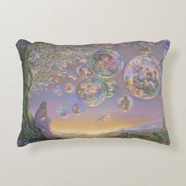 Accent Pillow "Bubble Tree" Kussen (Voorkant)