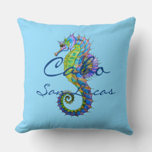 Accent Pillow Cabo Seahorse Kussen