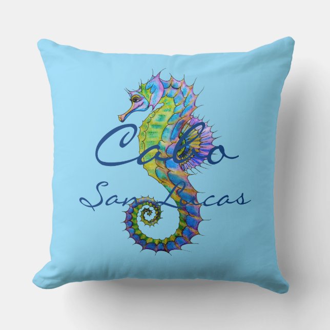 Accent Pillow Cabo Seahorse Kussen (Voorkant)