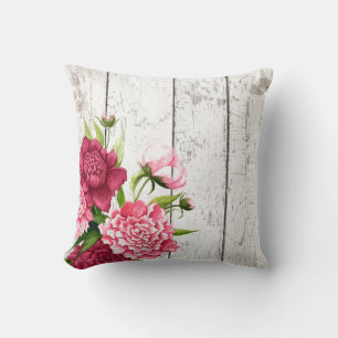 Accent Pillow Cottage Chic Peonies Kussen